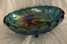 Load image into Gallery viewer, Carnival Indiana Glass Large Oval Bowl Grape and Vine