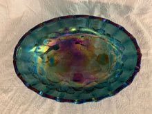 Load image into Gallery viewer, Carnival Indiana Glass Large Oval Bowl Grape and Vine