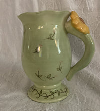 Load image into Gallery viewer, Green Sunflower Ceramic Porcelain Mug Decorative Hand Painted Flowers