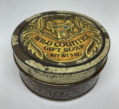 Vintage Avon Gift Tin Wild Country
