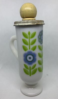 Vintage Avon Dutch Treat Demi-Cup Milk Glass