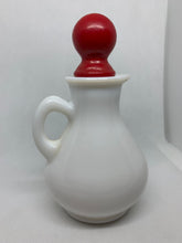 Load image into Gallery viewer, Vintage Avon Strawberries and Cream Bath Foam Milk Glass Bottle Dark Red