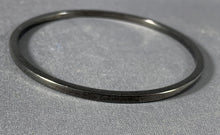 Load image into Gallery viewer, Vintage Monet Dark Gray Bangle Bracelet Thin 2.5 Inch