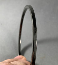 Load image into Gallery viewer, Vintage Monet Dark Gray Bangle Bracelet Thin 2.5 Inch