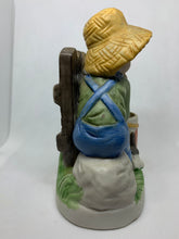 Load image into Gallery viewer, 1980 Luvkins Porcelain Candle Holder Jasco Taiwan Votive Tom Sawyer MWC