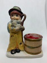 Load image into Gallery viewer, Christmas Luvkins Porcelain Candle Holder Jasco Taiwan Votive 1978