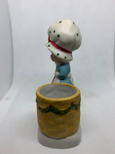 Load image into Gallery viewer, Christmas Luvkins Porcelain Candle Holder Jasco Taiwan Votive 1978