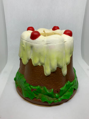 Vintage Avon Plum Pudding Frankincense & Myrrh Candle Holder