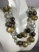 Load image into Gallery viewer, Alice Caviness Vintage 2-Strand Beads Necklace 16-19 Inch