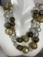 Load image into Gallery viewer, Alice Caviness Vintage 2-Strand Beads Necklace 16-19 Inch