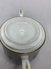 Load image into Gallery viewer, Vintage Avon China Sugar Bowl Two Handles Snowy Winter Water Mill 1981