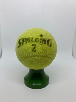 Avon Vintage Spalding Tennis Ball Mixed Doubles Sweet Honesty Body Splash Glass