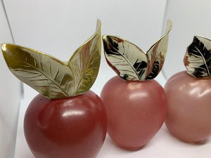 3 Avon Red Apple Bird of Paradise Cologne Vintage Bottles Empty