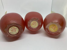 Load image into Gallery viewer, 3 Avon Red Apple Bird of Paradise Cologne Vintage Bottles Empty