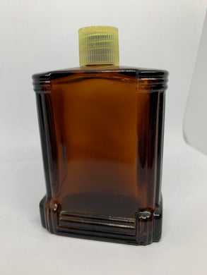Avon Vintage Jukebox Wild Country After Shave Empty Brown Glass Bottle
