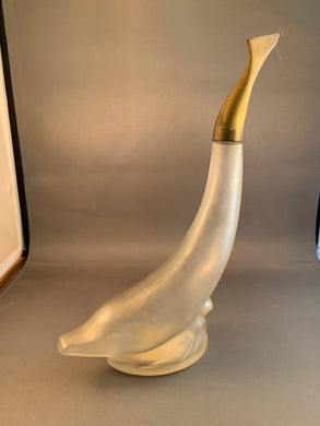 Avon Vintage Dolphin Bottle Empty Skin So Soft Bath Oil