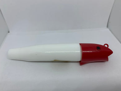 Avon Vintage Bottles Fish Lure Wild Country After Shave Decanter Milk Glass