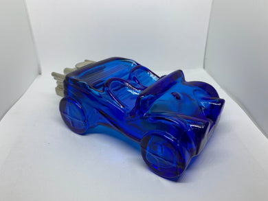 Avon Dune Buggy Spicy After Shave Cologne Bottle Blue Car Vintage Empty