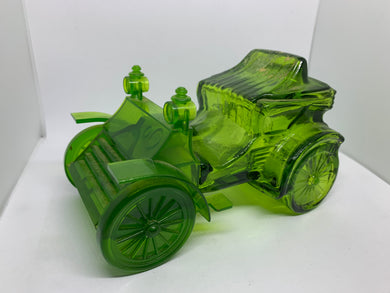 Avon Haynes Apperson 1902 Blend 7 After Shave Green Bottle Car Vintage Empty