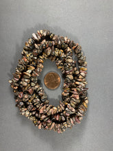 Load image into Gallery viewer, Vintage Stone Beads Necklace 34 Inch Gray White Red Brown