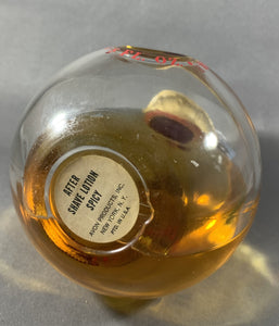 Avon Vintage Royal Orb Spicy After Shave Glass Bottle