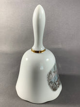 Load image into Gallery viewer, Avon Vintage Porcelain Bell 1978 Representative&#39;s Award Winter Water Mill