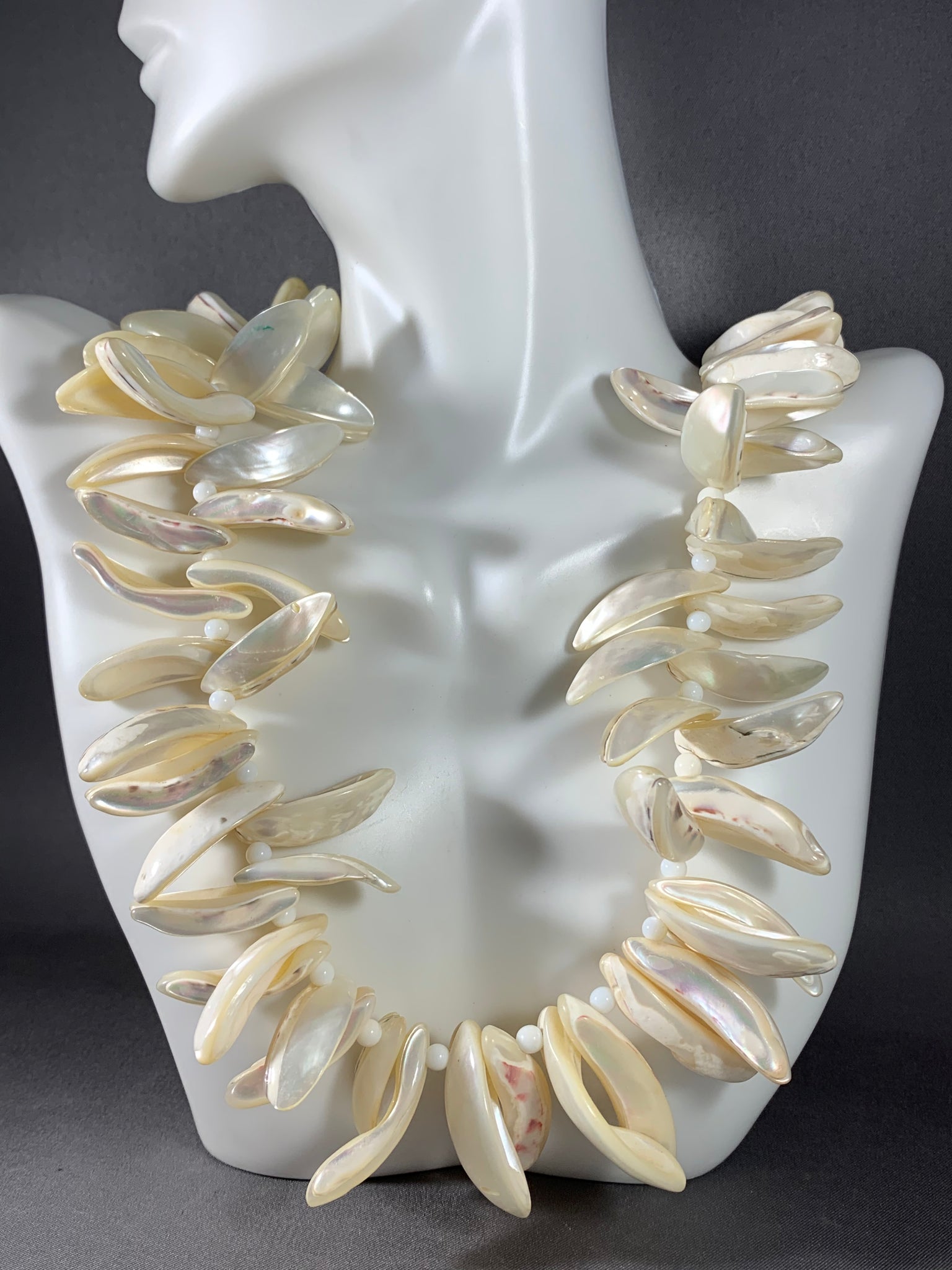 Sequin Shell Necklace with Mother-Of-Pearl | Neiman Marcus