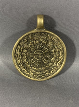 Load image into Gallery viewer, Tibetan Pendant Zodiac Calendar Double Dorje Brass Metal