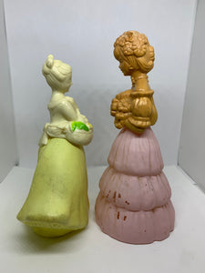 2 Avon Vintage Bottle Garden Girl Field Flowers Cologne