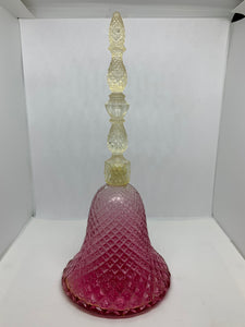 Avon Vintage Bottle Rosepoint Bell Charisma Cologne Pink