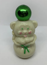 Load image into Gallery viewer, Avon Vintage Milk Glass Cologne Bottle Teddy Bear Christmas Sack