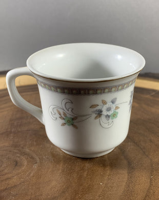 Vintage China Tea Cup Floral Gold Rim Small Collectible