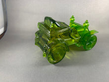 Load image into Gallery viewer, Avon Tai Winds After Shave Glass Bottle Green Veteran Car 1902 Vintage Full