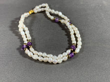 Load image into Gallery viewer, 2 Vintage Fresh Water Pearl Beads Bracelets White