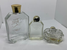 Load image into Gallery viewer, 3 Avon Vintage Bottles Cologne Empty Topaze