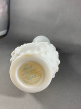 Load image into Gallery viewer, Avon Bud Vase Roses Roses Cologne Milk Glass Bottle Vintage Empty