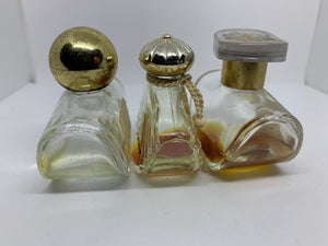 3 Avon Vintage Empty Cologne Bottles Cologne After Shave