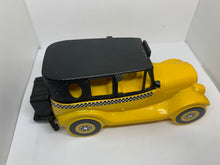 Load image into Gallery viewer, Avon Wild Country After Shave Bottle 1926 Checker Cab Yellow Taxi Vintage