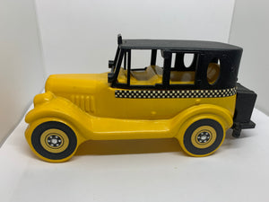 Avon Wild Country After Shave Bottle 1926 Checker Cab Yellow Taxi Vintage