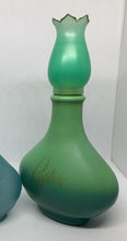 Load image into Gallery viewer, Avon Vintage Rapture Cologne Blue Green Glass Bottle Empty