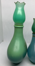 Load image into Gallery viewer, Avon Vintage Rapture Cologne Blue Green Glass Bottle Empty