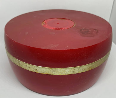 Avon Powder Red Container Makeup Plastic Charisma Beauty Vintage