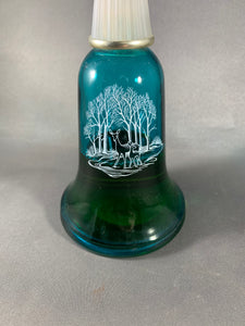 Avon Vintage Moonlight Glow Annual Bell Moonwind Cologne Deer Bottle