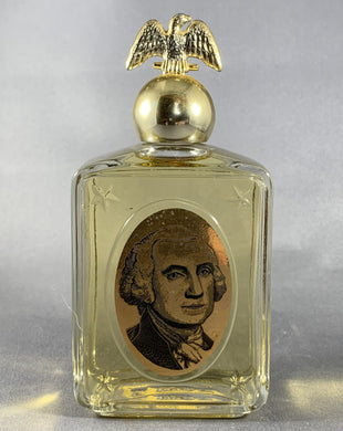 Vintage Avon George Washington Tribute After Shave Glass Bottle