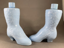 Load image into Gallery viewer, 2 Vintage Avon Light Blue Boots Cologne Bottles Empty