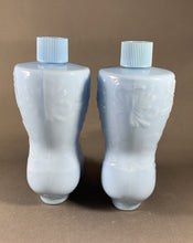 Load image into Gallery viewer, 2 Vintage Avon Light Blue Boots Cologne Bottles Empty