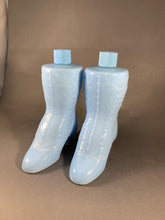 Load image into Gallery viewer, 2 Vintage Avon Light Blue Boots Cologne Bottles Empty